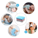 Babyono: Φυσική θερμοφόρα με κουκούτσια από κεράσια και λεβάντα για κολικούς- Μπλε Babyono: Φυσική θερμοφόρα με κουκούτσια από κεράσια και λεβάντα για κολικούς- Μπλε