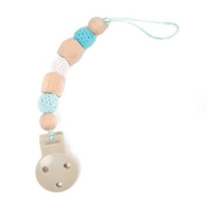 Bo Jungle: Ξύλινη Αλυσίδα Πιπίλας Μπλε