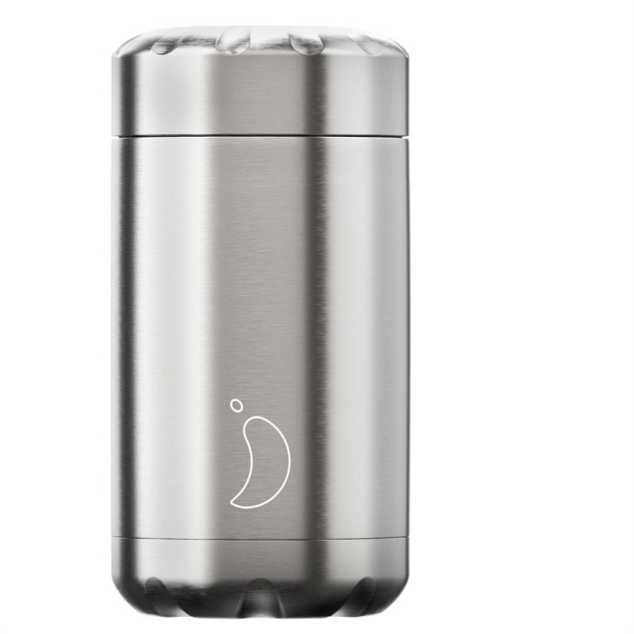 Ανοξείδωτο Θερμό Φαγητού Silver 500ml Chillys