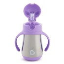 Ανοξείδωτο Θερμό Με Καλαμάκι Cool Cat Μωβ Munchkin Ανοξείδωτο Θερμό Με Καλαμάκι Cool Cat Μωβ Munchkin