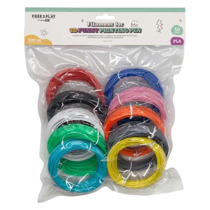 Ανταλλακτικά Χρώματα Για Τα 3D Funny Printing Pens FreeOn