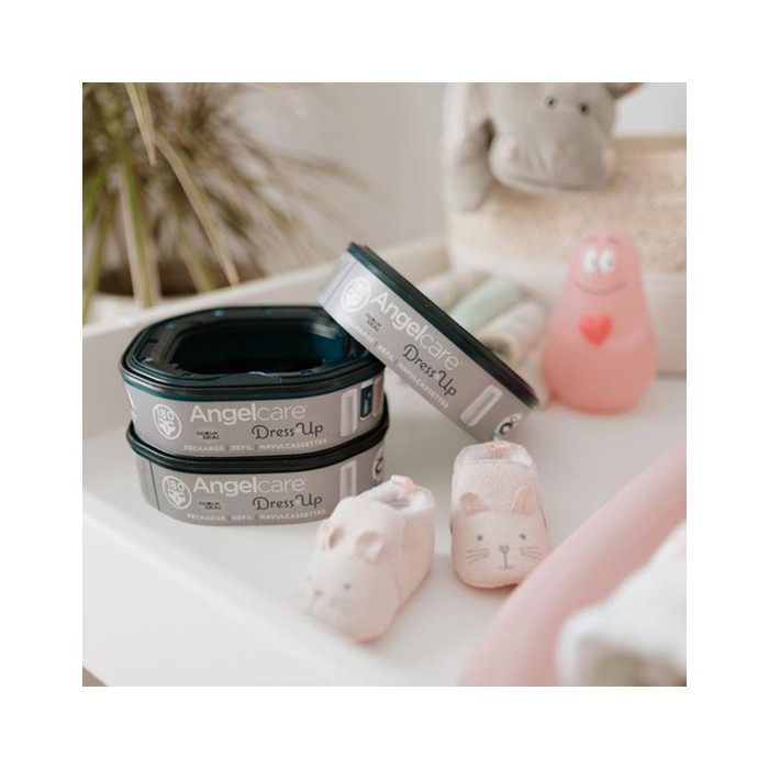 Ανταλλακτικές κασέτες 3pack Dress Up Octogonales Angelcare Ανταλλακτικές κασέτες 3pack Dress Up Octogonales Angelcare