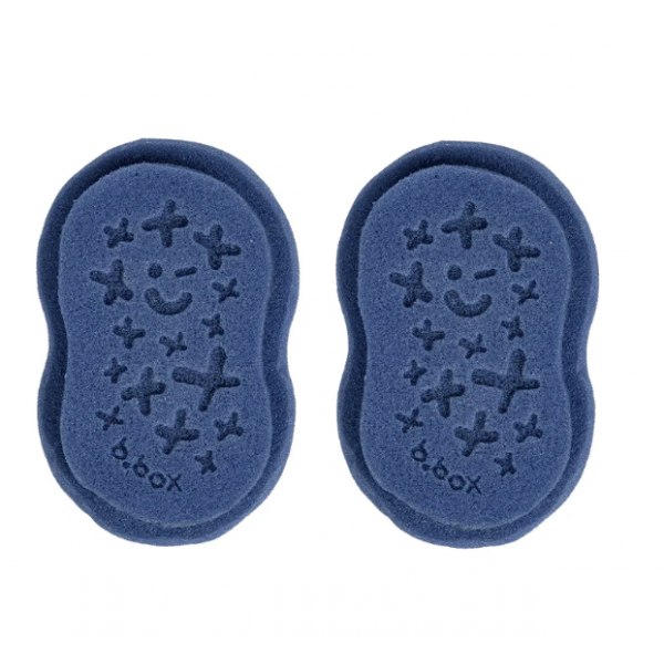 Ανταλλακτικό Σφουγγάρι 2τμχ Για Βρεφική Βούρτσα Μπάνιου για τη Νινίδα Lullaby Blue B.box