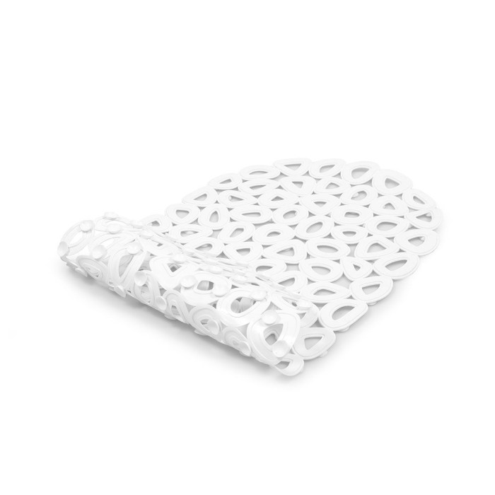 Αντιολισθητικό Μπανιέρας Eco 68x35cm Ανακυκλωμένο Pvc Λευκό Estia