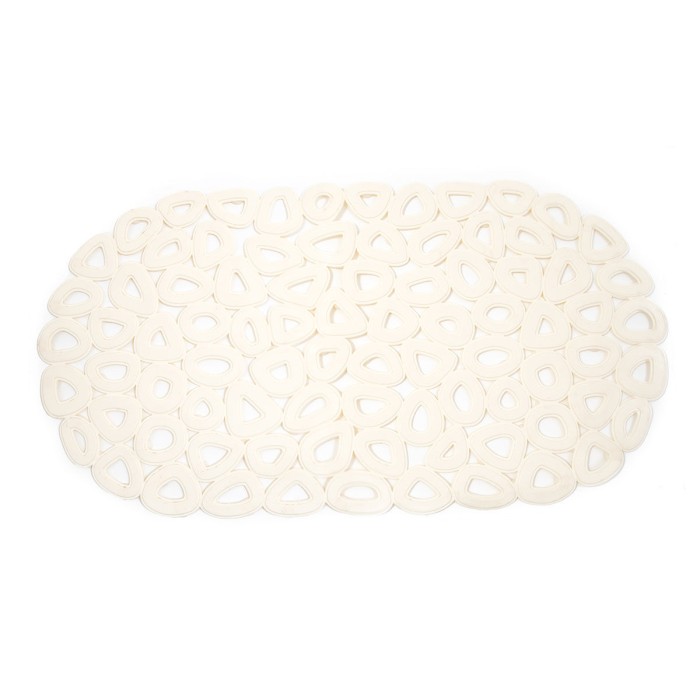 Αντιολισθητικό Μπανιέρας Eco 68x35cm Ανακυκλωμένο Pvc Μπεζ Estia