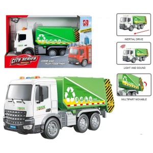 Απορριμματοφόρο Ανακύκλωσης Με Φώτα & Ήχους Martin Toys