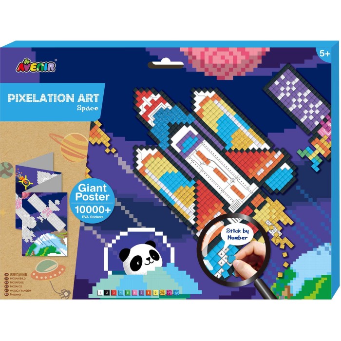 Arts & Crafts Pixelation Art Space Avenir