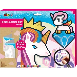Arts & Crafts Pixelation Art Unicorn Avenir