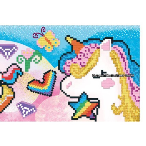 Arts & Crafts Pixelation Art Unicorn Avenir