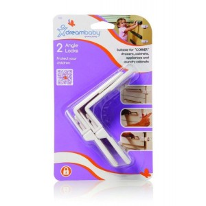 Ασφάλεια Γωνιακή Ντουλαπιών Και Συρταριών 2τεμ. Άσπρο DreamBaby