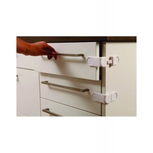 Ασφάλεια Γωνιακή Ντουλαπιών Και Συρταριών 2τεμ. Άσπρο DreamBaby Ασφάλεια Γωνιακή Ντουλαπιών Και Συρταριών 2τεμ. Άσπρο DreamBaby