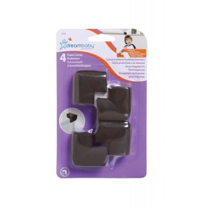 Ασφάλεια Προστατευτικά Γωνιών Foam 4 τμχ Καφέ  DreamBaby