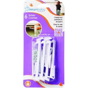Ασφάλεια Ντουλαπιών & Συρταριών 6τμχ DreamBaby Ασφάλεια Ντουλαπιών & Συρταριών 6τμχ DreamBaby