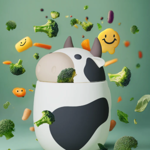 Asobu Φαγητοδοχείο Θερμός 600ml Bestie Foodie Cow Asobu Φαγητοδοχείο Θερμός 600ml Bestie Foodie Cow