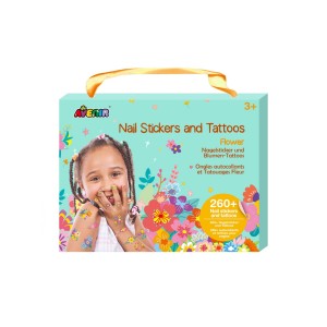 Avenir  Παιδικά Αυτοκόλλητα για Νύχια και Τατουάζ Flowers