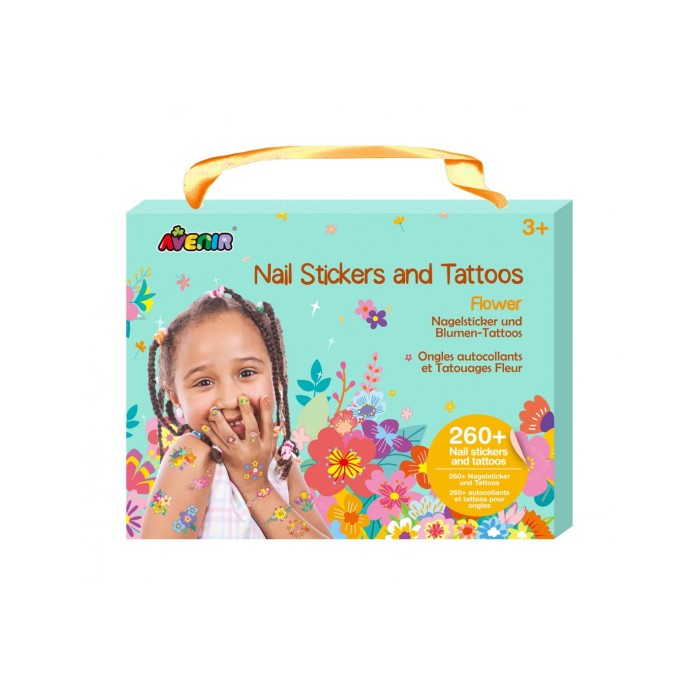 Avenir Παιδικά Αυτοκόλλητα για Νύχια και Τατουάζ Flowers Avenir Παιδικά Αυτοκόλλητα για Νύχια και Τατουάζ Flowers