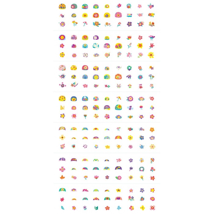 Avenir Παιδικά Αυτοκόλλητα για Νύχια και Τατουάζ Flowers Avenir Παιδικά Αυτοκόλλητα για Νύχια και Τατουάζ Flowers