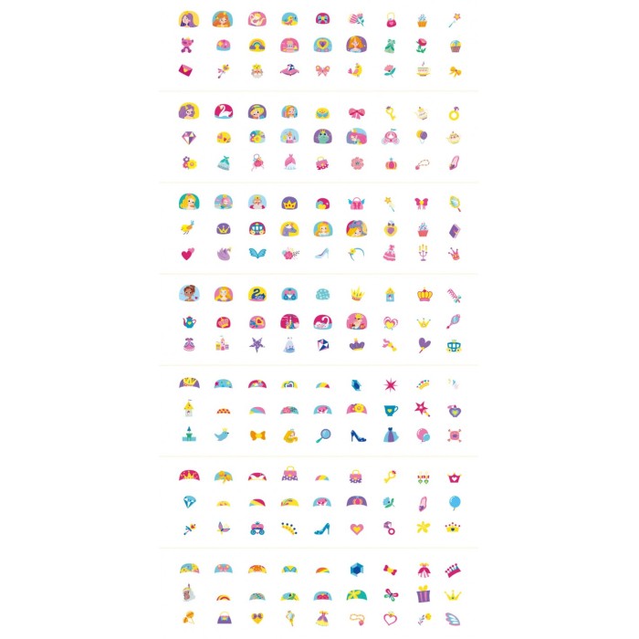 Avenir Παιδικά Αυτοκόλλητα για Νύχια και Τατουάζ Πριγκίπισσα Avenir Παιδικά Αυτοκόλλητα για Νύχια και Τατουάζ Πριγκίπισσα