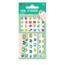 Avenir Παιδικά Αυτοκόλλητα Νυχιών Animals Glitter 54τμχ