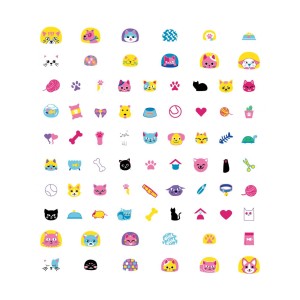 Avenir Παιδικά Αυτοκόλλητα Νυχιών Pets 78τμχ Avenir Παιδικά Αυτοκόλλητα Νυχιών Pets 78τμχ