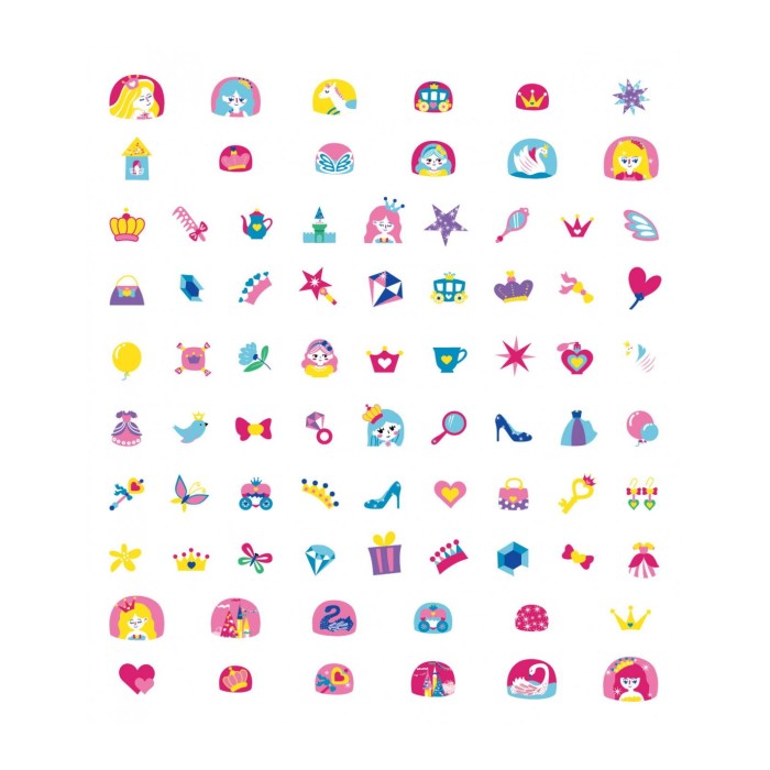 Avenir Παιδικά Αυτοκόλλητα Νυχιών Princess 78τμχ Avenir Παιδικά Αυτοκόλλητα Νυχιών Princess 78τμχ