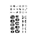 Avenir Παιδικά Αυτοκόλλητα Νυχιών Space Glow in the Dark 38τμχ Avenir Παιδικά Αυτοκόλλητα Νυχιών Space Glow in the Dark 38τμχ