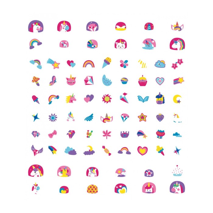 Avenir Παιδικά Αυτοκόλλητα Νυχιών Unicorns 78τμχ Avenir Παιδικά Αυτοκόλλητα Νυχιών Unicorns 78τμχ