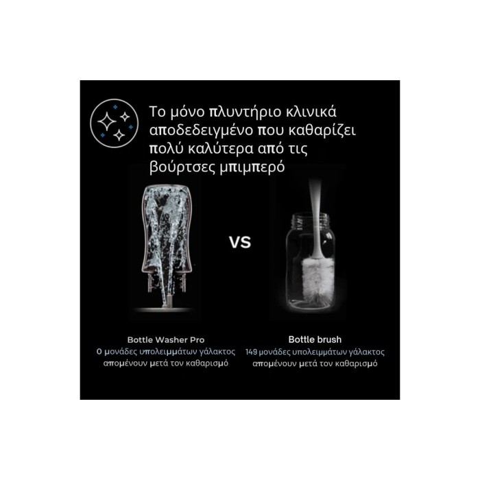 Baby Brezza Πλυντήριο Μπιμπερό Bottle Washer Pro All Black