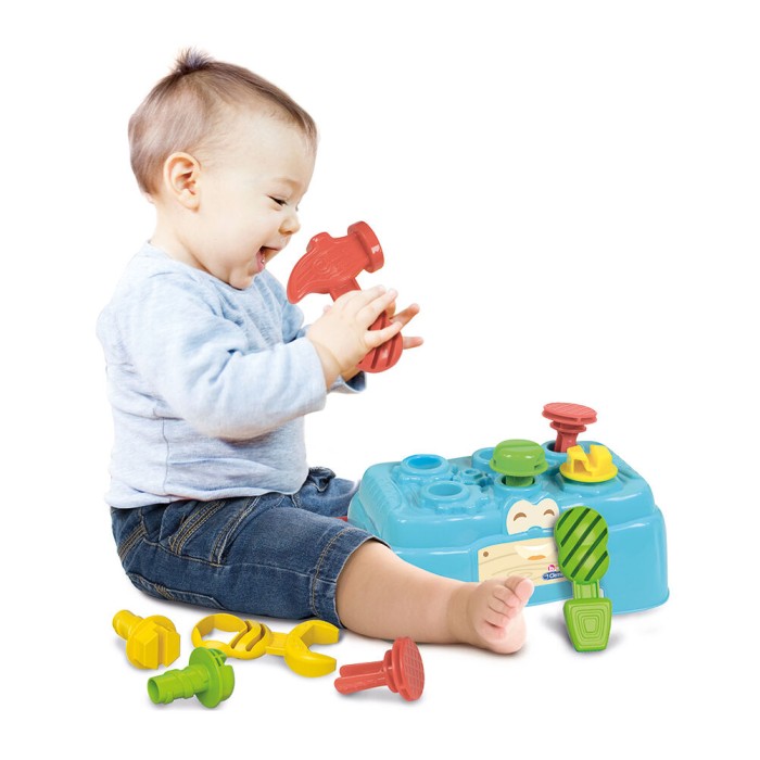 Baby Clementoni Play For Future Βρεφικό Παιχνίδι Πάγκος Εργασίας Για 10-36 Μηνών Baby Clementoni Play For Future Βρεφικό Παιχνίδι Πάγκος Εργασίας Για 10-36 Μηνών