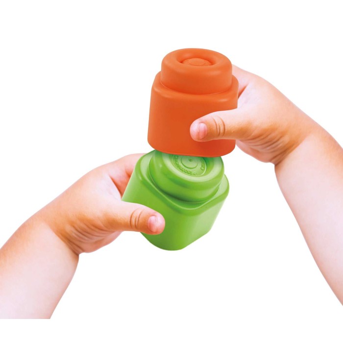 Baby Clementoni Soft Clemmy Touch & Play Μαλακά Premium Τουβλάκια 10 τμχ Για 6-36 Μηνών Baby Clementoni Soft Clemmy Touch & Play Μαλακά Premium Τουβλάκια 10 τμχ Για 6-36 Μηνών