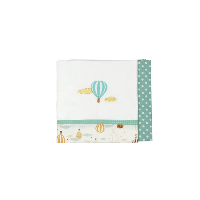 Baby Star Σεντόνια Για Λίκνο 2τμχ Air Balloon