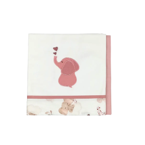 Baby Star Σεντόνια Για Λίκνο 2τμχ Elephant