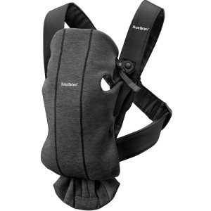 BabyBjorn Μάρσιπος Mini 3D Jersey Charcoal Grey