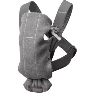 BabyBjorn Μάρσιπος Mini 3D Jersey Dark Grey BabyBjorn Μάρσιπος Mini 3D Jersey Dark Grey