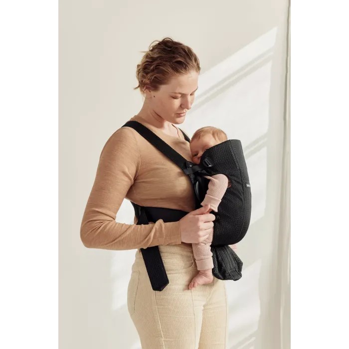 BabyBjorn Μάρσιπος Mini 3D Mesh Black