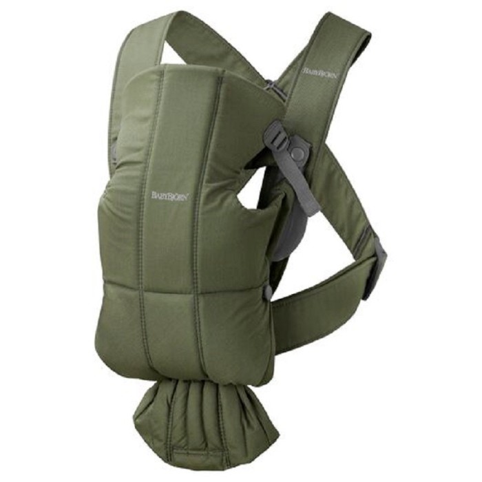BabyBjorn Μάρσιπος Mini Woven Dark green BabyBjorn Μάρσιπος Mini Woven Dark green