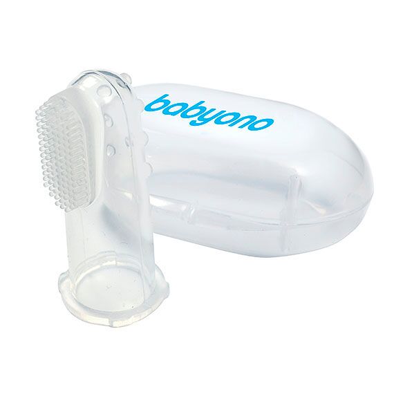 BabyOno: Δαχτυλική οδοντόβουρτσα Διάφανη BabyOno: Δαχτυλική οδοντόβουρτσα Διάφανη