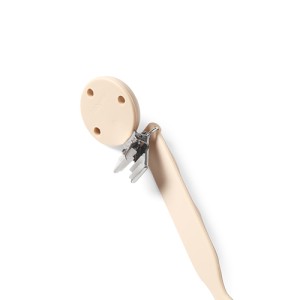 BabyOno Κλιπ Πιπίλας Σιλικόνη Μπεζ BabyOno Κλιπ Πιπίλας Σιλικόνη Μπεζ