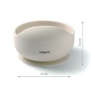 BabyOno: Μπολ Σιλικόνης Με Βεντούζα-Μπεζ BabyOno: Μπολ Σιλικόνης Με Βεντούζα-Μπεζ