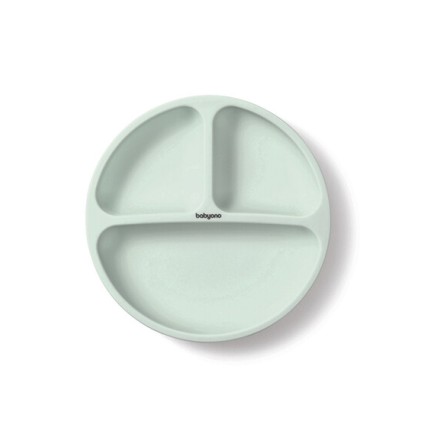 BabyOno: Πιάτο Σιλικόνης Με Βεντούζες Και Χωρίσματα Μέντα BabyOno: Πιάτο Σιλικόνης Με Βεντούζες Και Χωρίσματα Μέντα