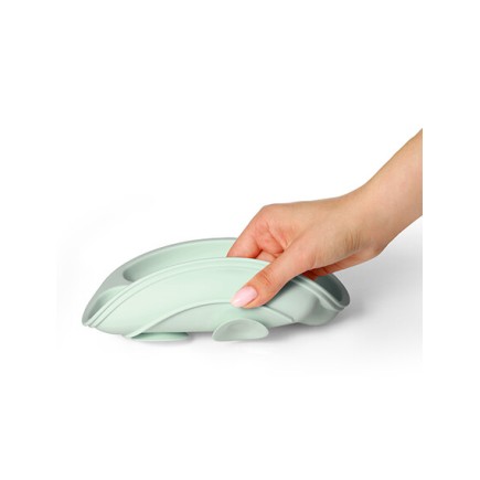 BabyOno: Πιάτο Σιλικόνης Με Βεντούζες Και Χωρίσματα Μέντα BabyOno: Πιάτο Σιλικόνης Με Βεντούζες Και Χωρίσματα Μέντα