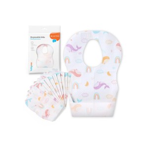 BabyOno Σαλιάρες Μία Χρήσης Με Αδιάβροχη Επίστρωση 10τμχ