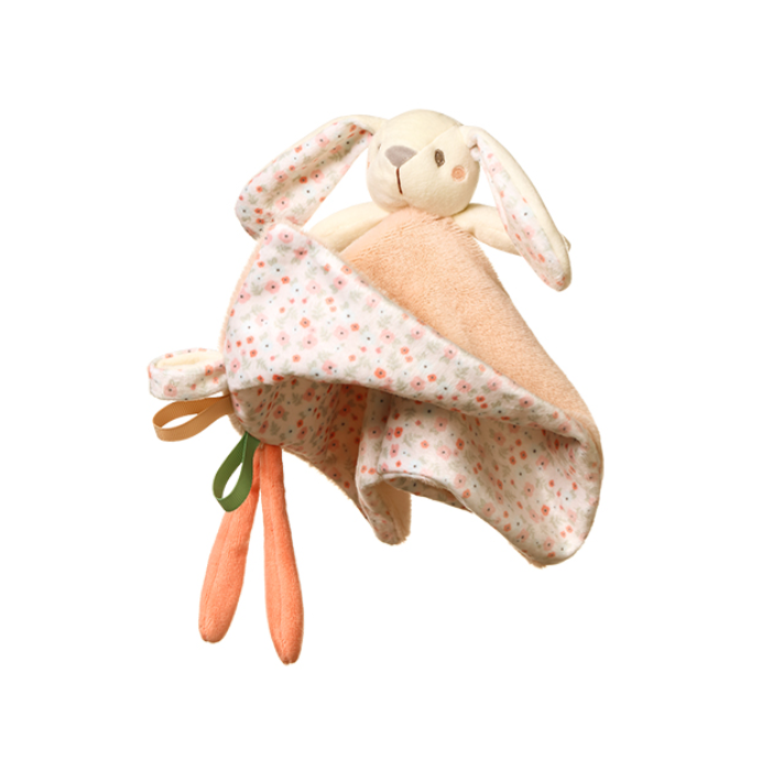 BabyOno:Μαλακό Πανάκι Παρηγοριάς Με Κορδελίτσες - Baby bunny BabyOno:Μαλακό Πανάκι Παρηγοριάς Με Κορδελίτσες - Baby bunny