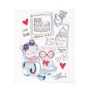 Βαμβακερή κουβέρτα ranforce 90/110cm Love Rome Kikka Boo