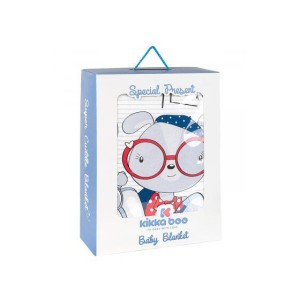 Βαμβακερή κουβέρτα ranforce 90/110cm Love Rome Kikka Boo Βαμβακερή κουβέρτα ranforce 90/110cm Love Rome Kikka Boo