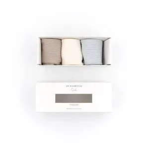 Bamboom 3 ΤΕΜ Σε GIFT BOX Κάλτσες Με Ραβδώσεις - Light Blue 1-2ετών Bamboom 3 ΤΕΜ Σε GIFT BOX Κάλτσες Με Ραβδώσεις - Light Blue 1-2ετών