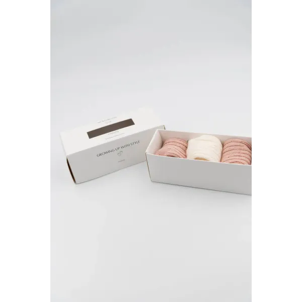 Bamboom 3 Τμχ σε Κουτί Δώρου Χειμερινές Κάλτσες Nude Pink 3-6μηνών Bamboom 3 Τμχ σε Κουτί Δώρου Χειμερινές Κάλτσες Nude Pink 3-6μηνών