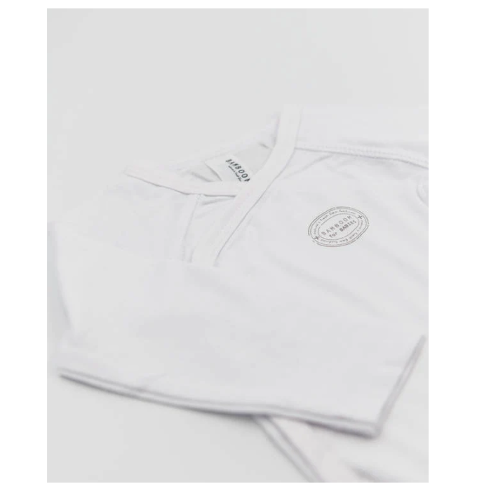 Bamboom Βρεφικό Κορμάκι Μακρυμάνικο Λευκό Bamboom Βρεφικό Κορμάκι Μακρυμάνικο Λευκό