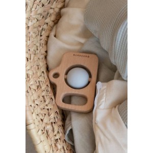 Bamboom Φωτογραφική Μηχανή Από Ξύλο Και Σιλικόνη Light Blue