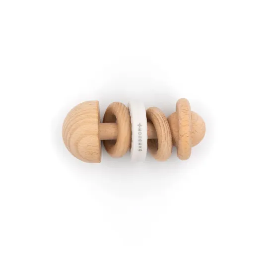 Bamboom Κουδουνίστρα Από Ξύλο Και Σιλικόνη Bamboom Κουδουνίστρα Από Ξύλο Και Σιλικόνη